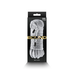 Bound rope (7.62m) silver