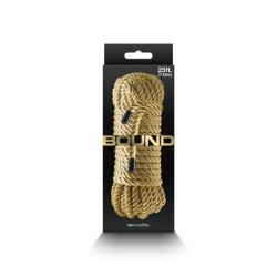 Bound rope (7.62m )gold