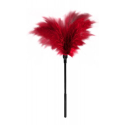 Feather Tickler small ,piros