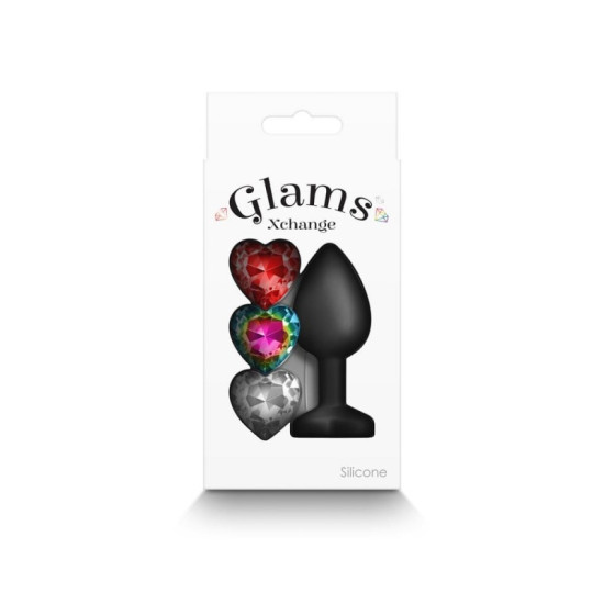 Glams Xchange butt plug heart "S