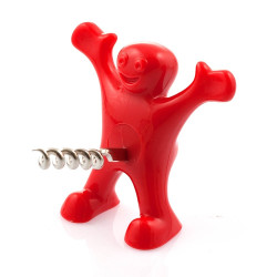 Happy Man / Bottle- Stoppers and Corkscrew/
