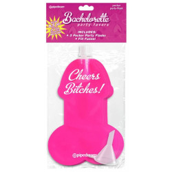 Party Favors  Pecker Party Flask 3db.