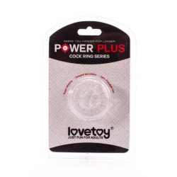 Power Plus cock ring /lv1431-clear
