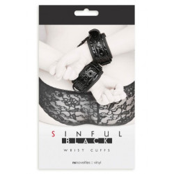Sinful Wirst Cuffs Black