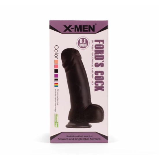 X-Men  Ford's Cock 8.1" dildó /fekete