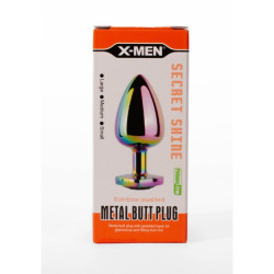 X-MEN Metal Butt Plug "M"color /heart